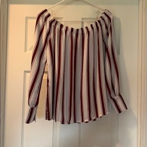 Off the shoulder blouse